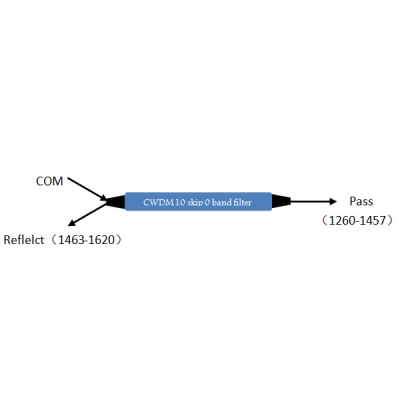 CWDM 10 skip 0 band filter