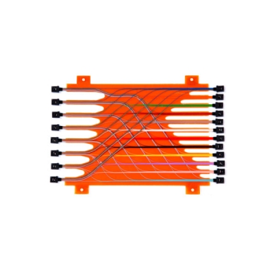 Fiber Shuffle Optical Flex Circuits